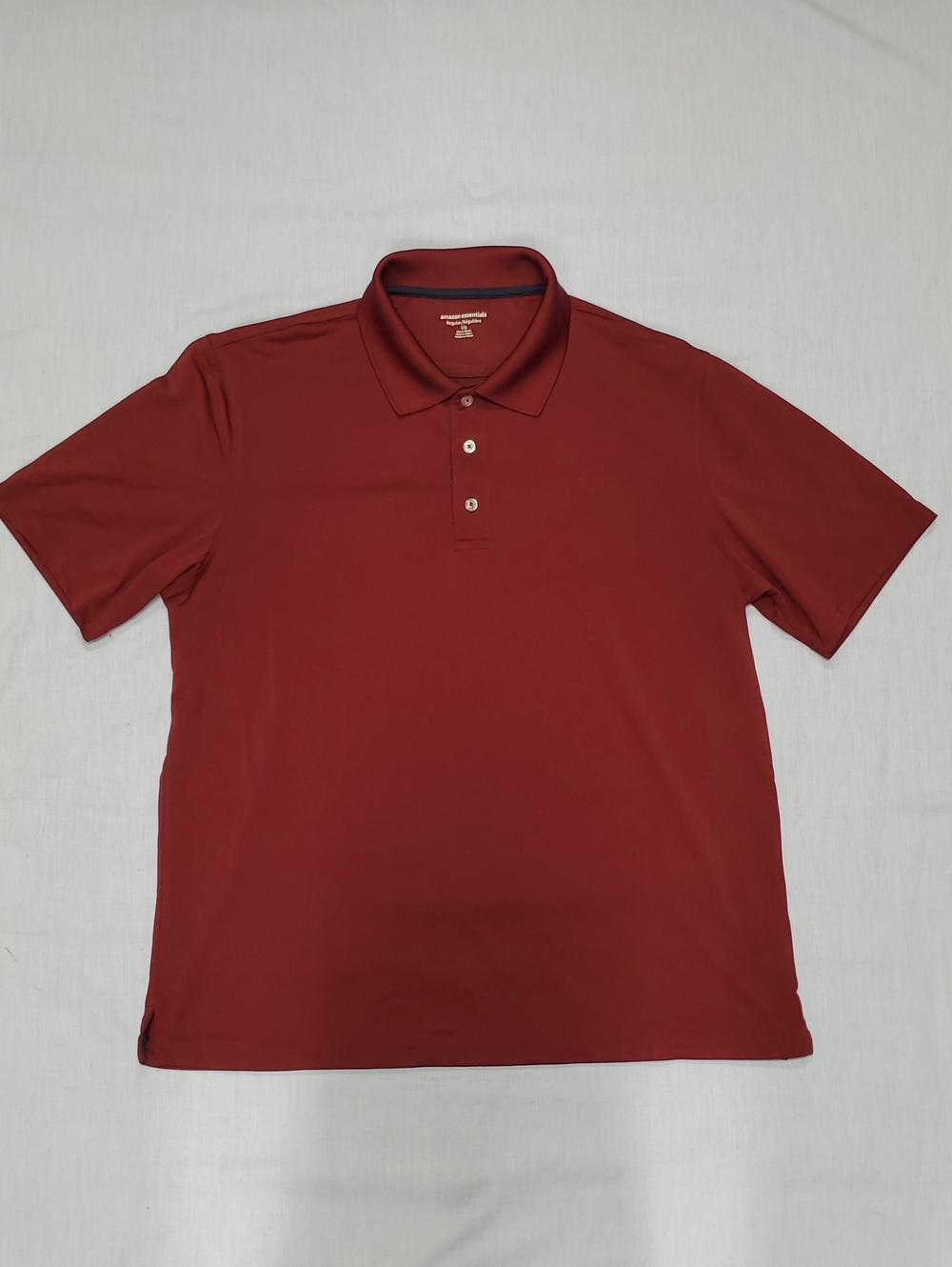 Men's Brick Red Performance Polo Shirt Amazon Essentials #184